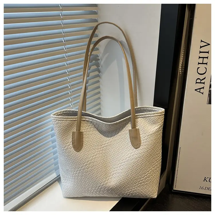 Women Woven Tote Bags 2025 Autumn Large Capacity — feature 34