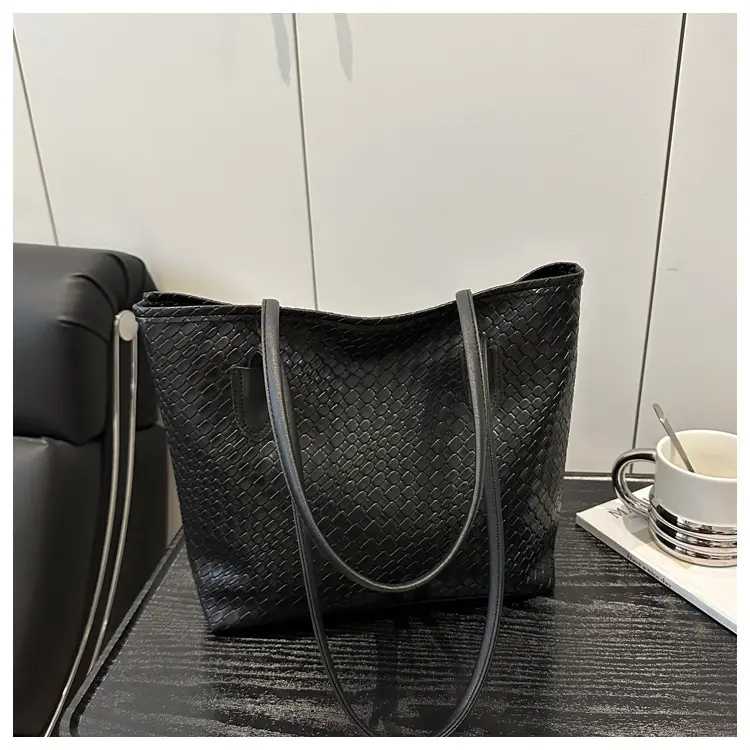 Women Woven Tote Bags 2025 Autumn Large Capacity — feature 42