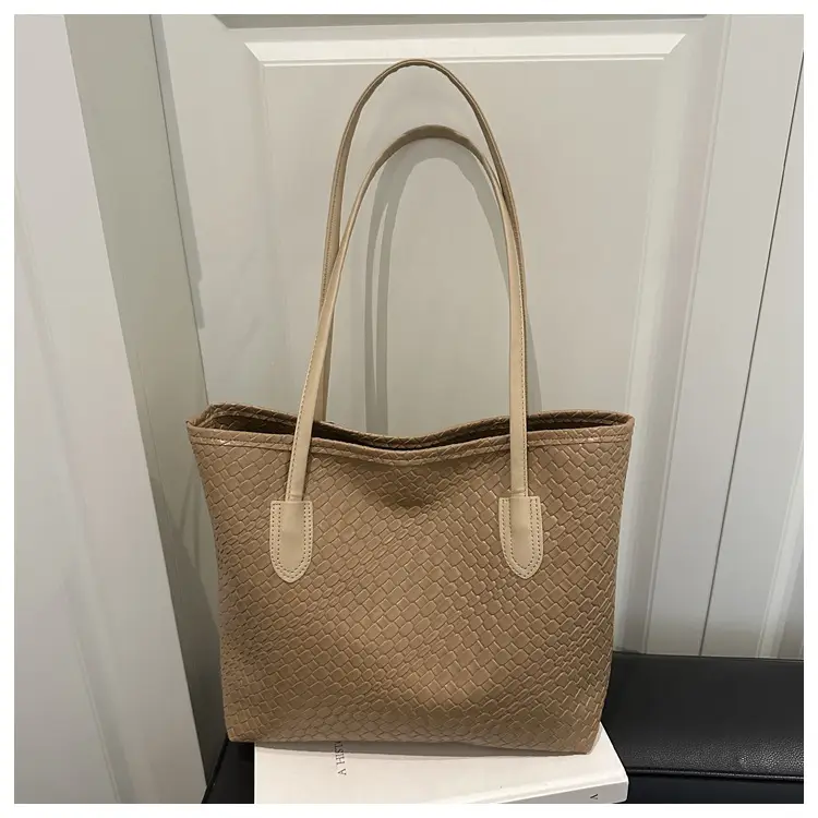 Women Woven Tote Bags 2025 Autumn Large Capacity — feature 45