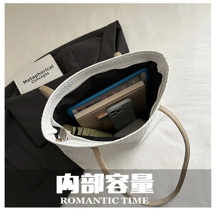Women Woven Tote Bags 2025 Autumn Large Capacity — feature 6