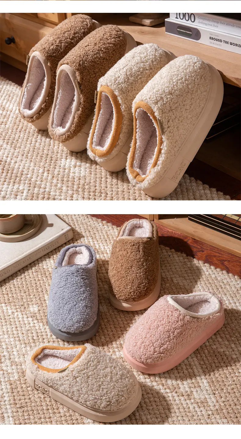 Women's Cotton Slippers Warm Autumn Winter 2025 — feature 8