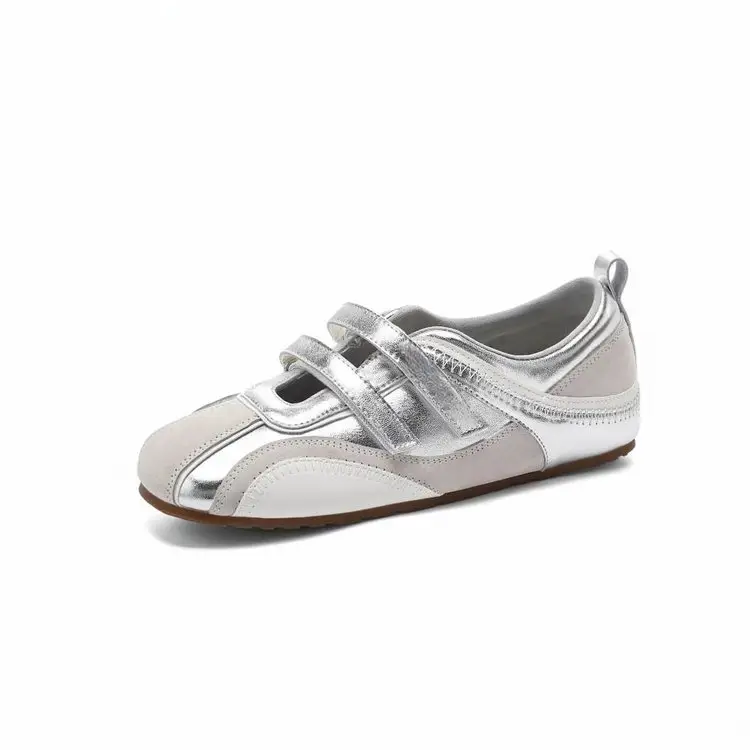 French Ballet Mary Jane Flats for Women Maroon