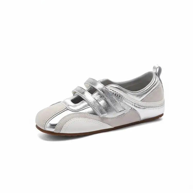 French Ballet Mary Jane Flats for Women Maroon