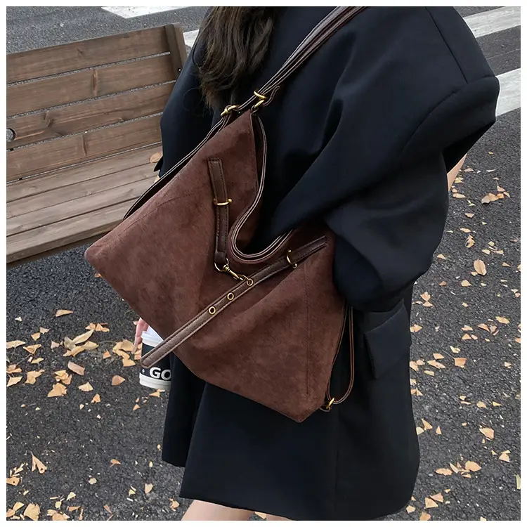 Green Velvet Retro Tote Bag for Women — feature 24