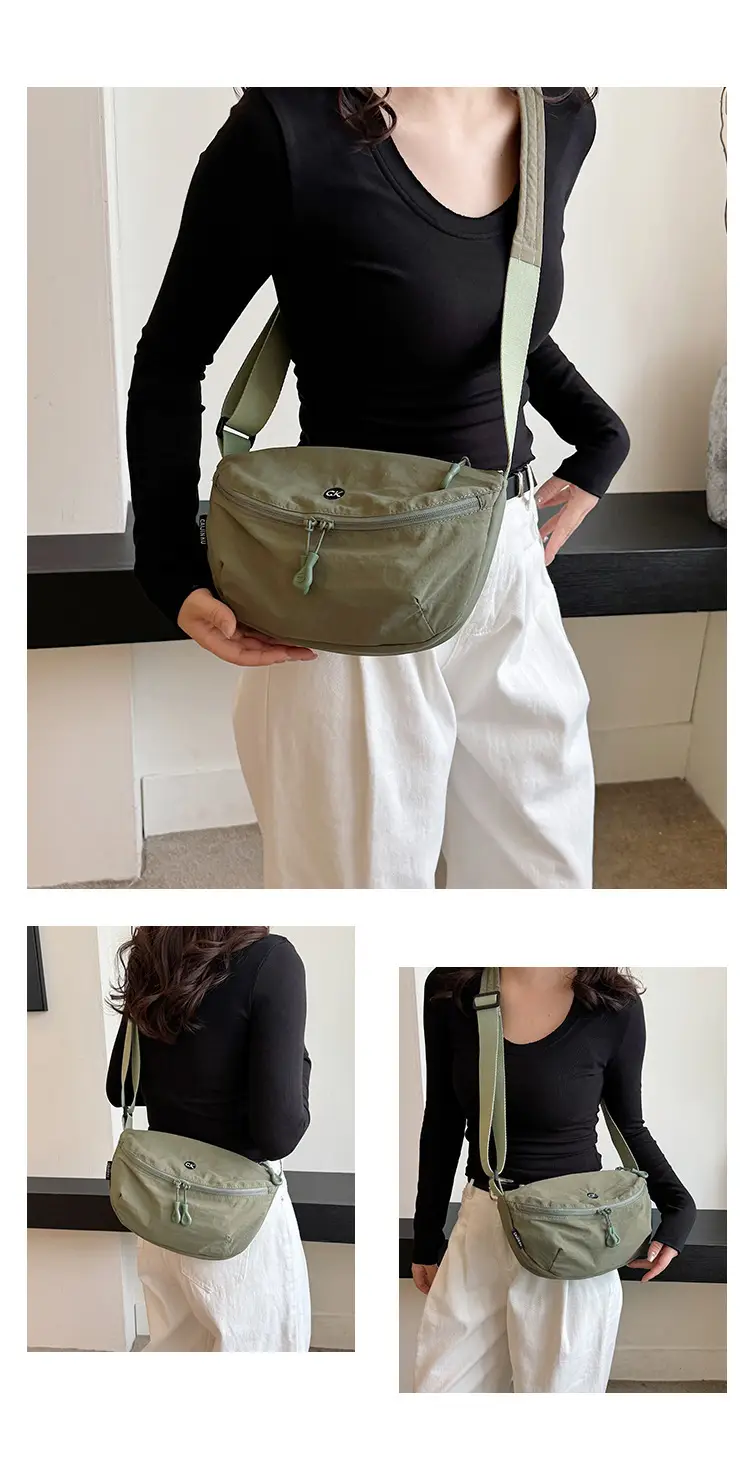 Japanese Style Waterproof Oxford Bag Unisex Lightweight Shoulder Crossbody — feature 17