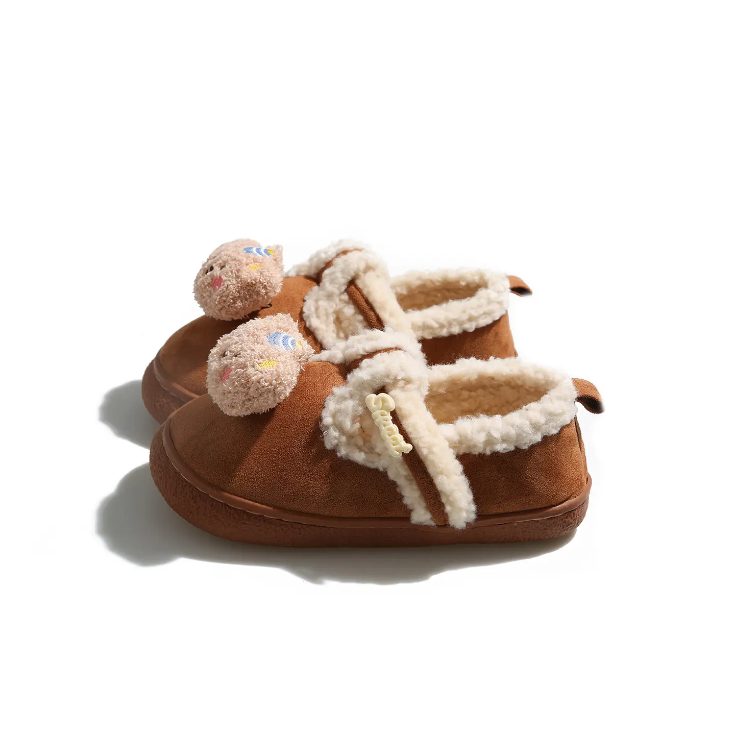 Birkenstock Cartoon Eva Cotton Slippers Women Brown