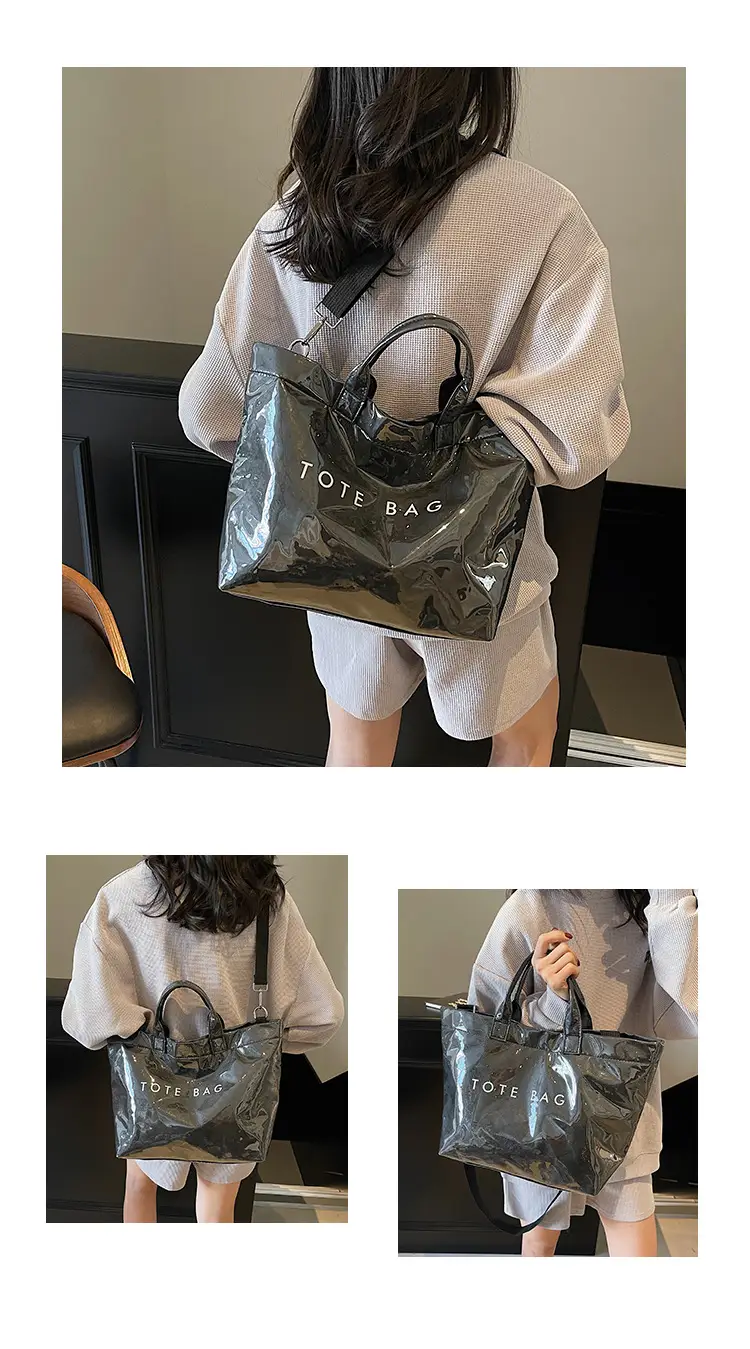 Large Capacity Cross Border Women's Tote Bag Brown — feature 12