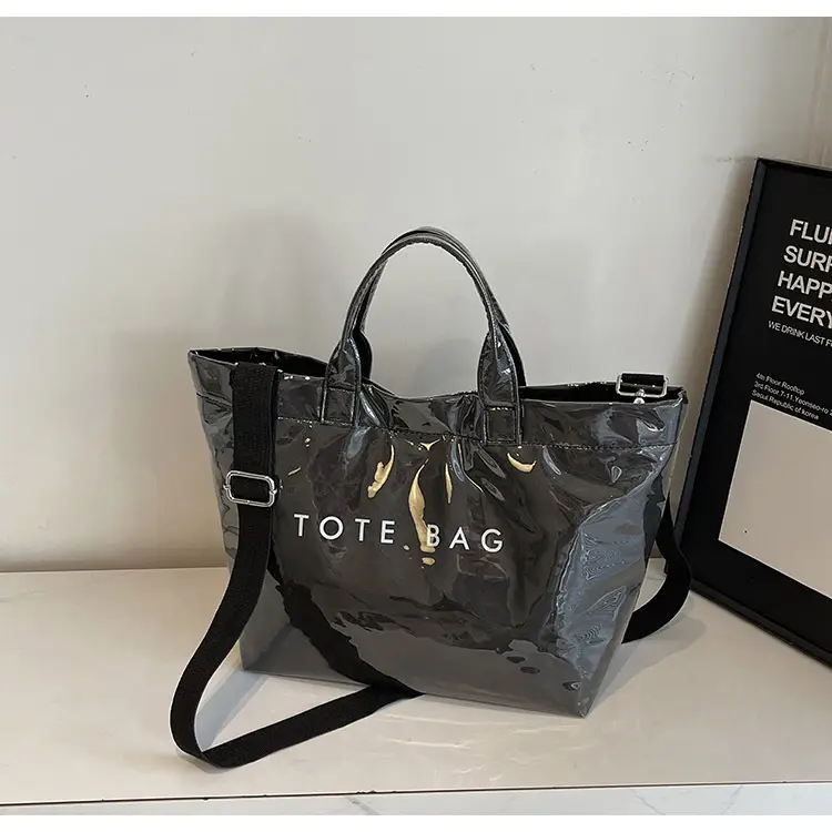 Large Capacity Cross Border Women's Tote Bag Brown — feature 16