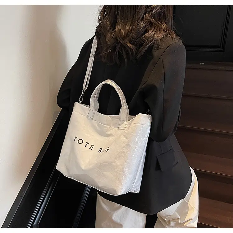 Large Capacity Cross Border Women's Tote Bag Brown — feature 24