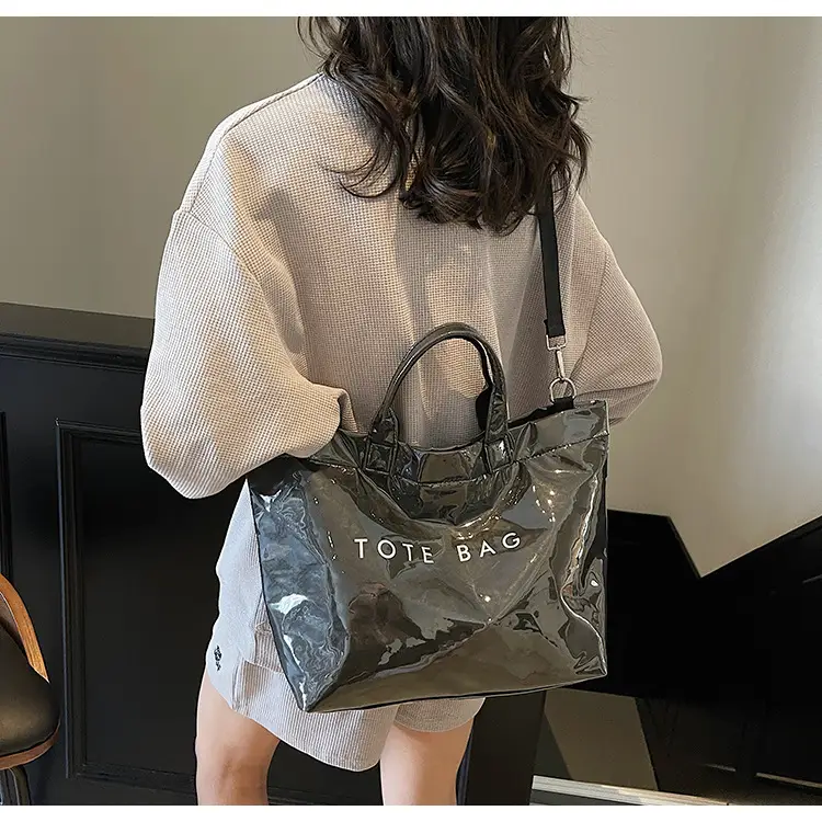 Large Capacity Cross Border Women's Tote Bag Brown — feature 33