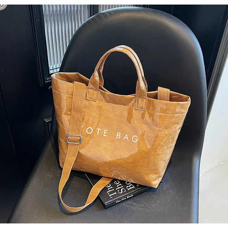 Large Capacity Cross Border Women's Tote Bag Brown — feature 36