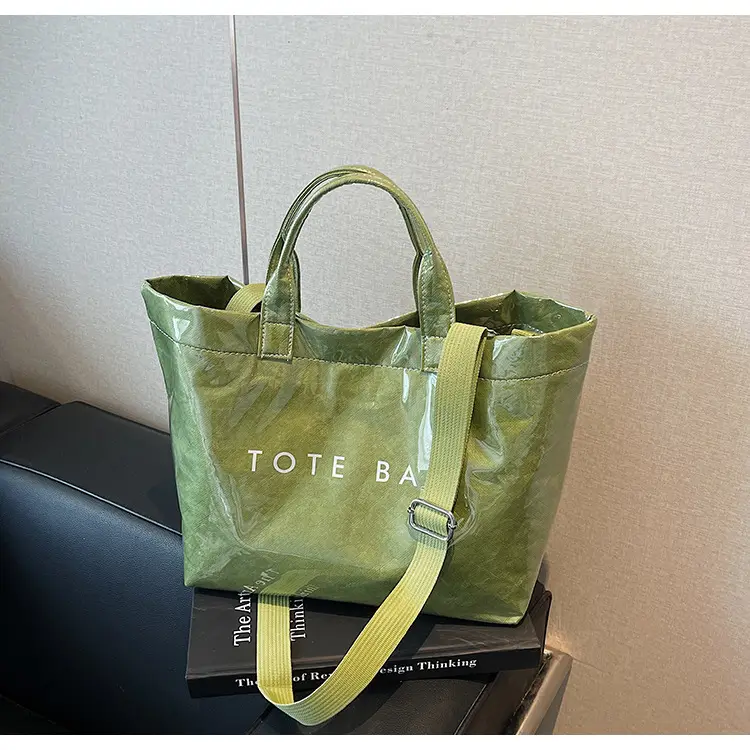 Large Capacity Cross Border Women's Tote Bag Brown — feature 40