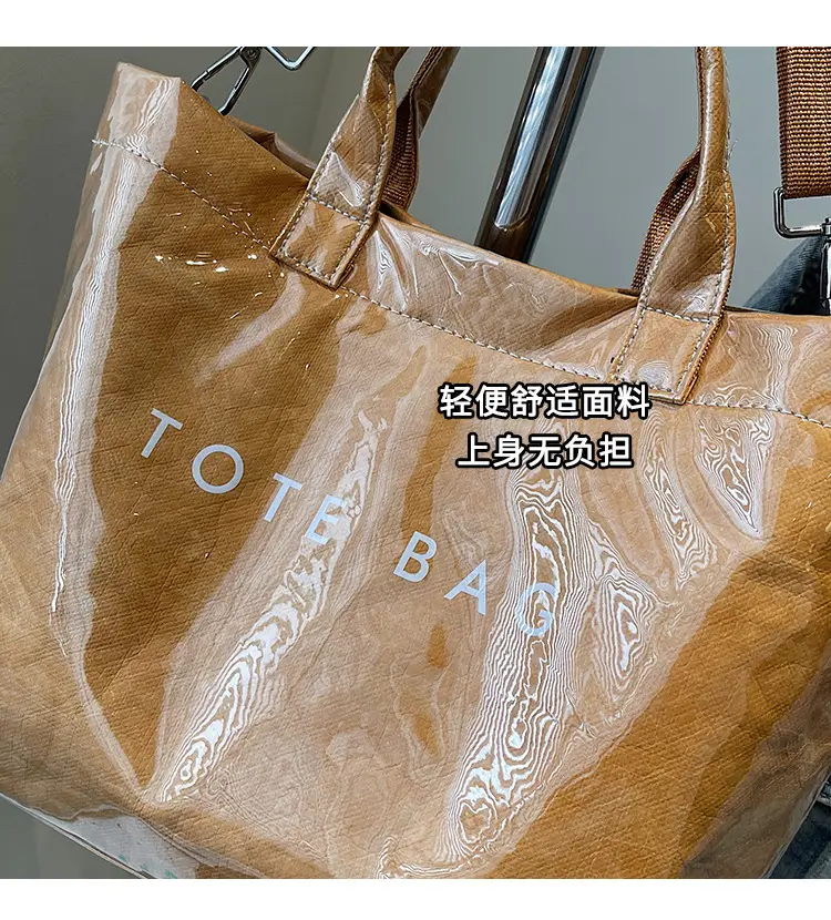 Large Capacity Cross Border Women's Tote Bag Brown — feature 5