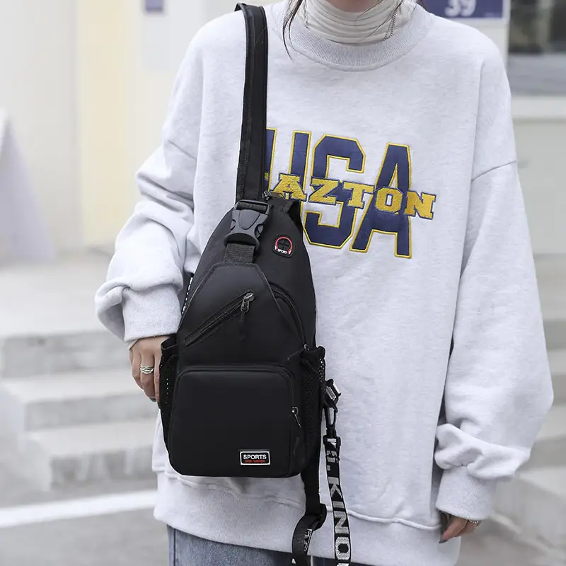 Waterproof Korean Style Crossbody Backpack for Men Women