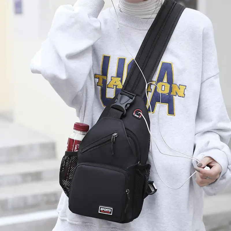 Waterproof Korean Style Crossbody Backpack for Men Women