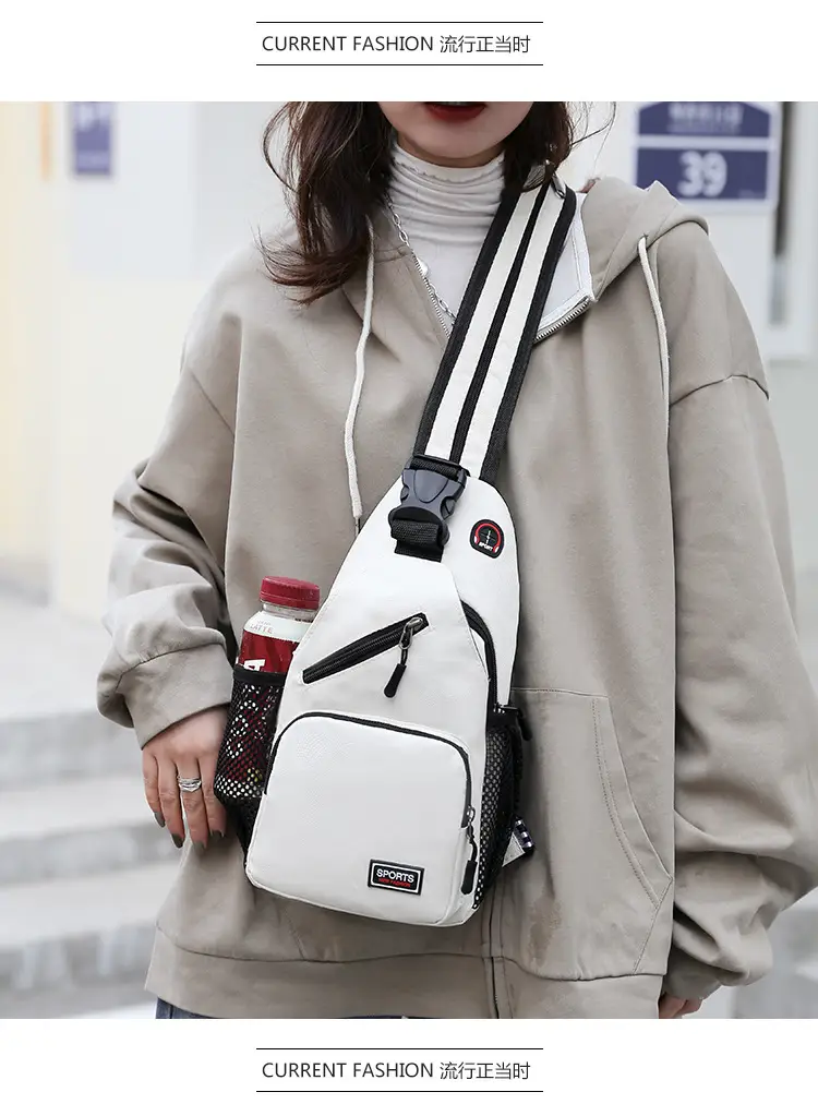 Waterproof Korean Style Crossbody Backpack for Men Women — feature 17