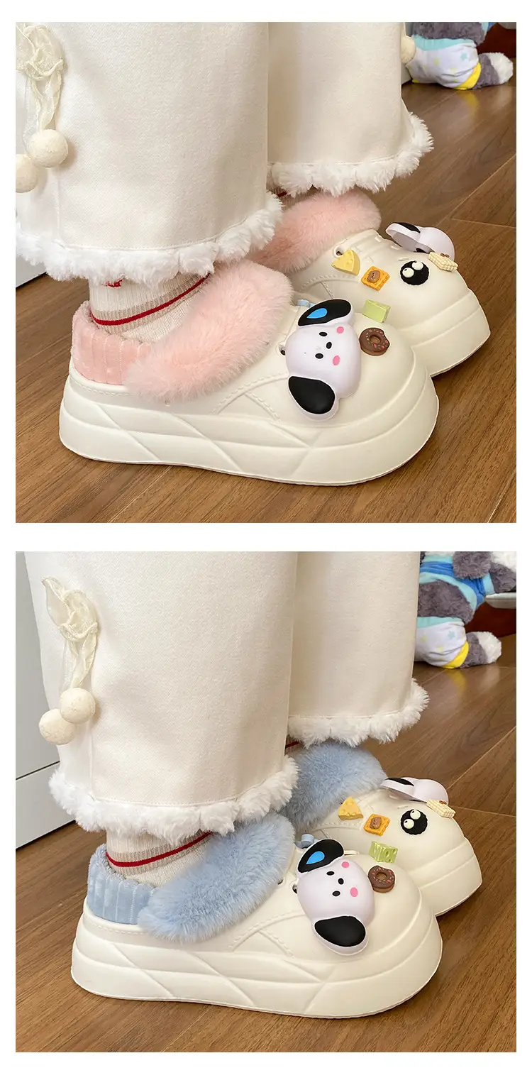 Cute Plush Cotton Slippers for Kids Winter — feature 13
