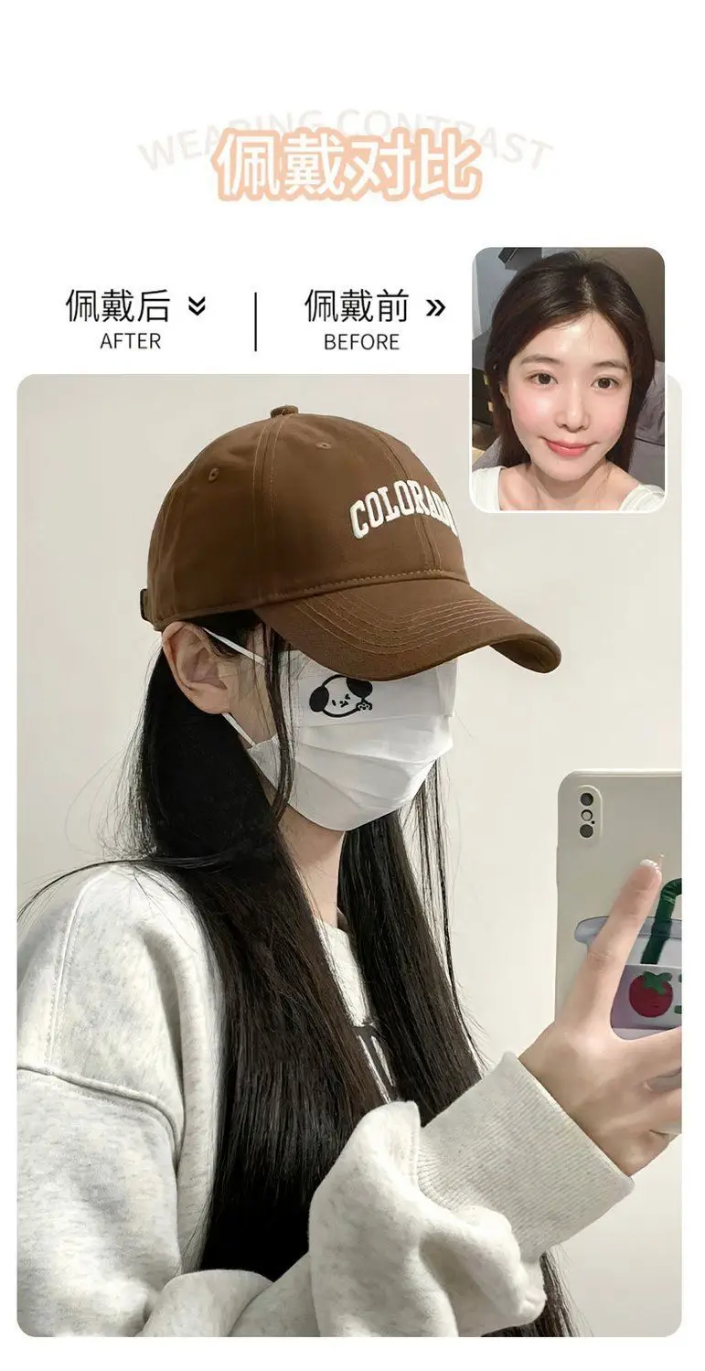 Natural Hair Wig for Women with Baseball Cap — feature 2