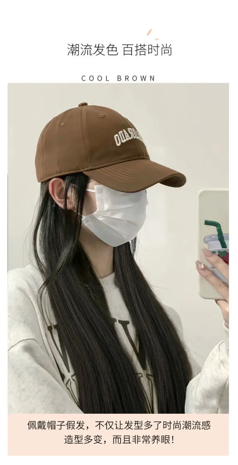 Natural Hair Wig for Women with Baseball Cap — feature 3
