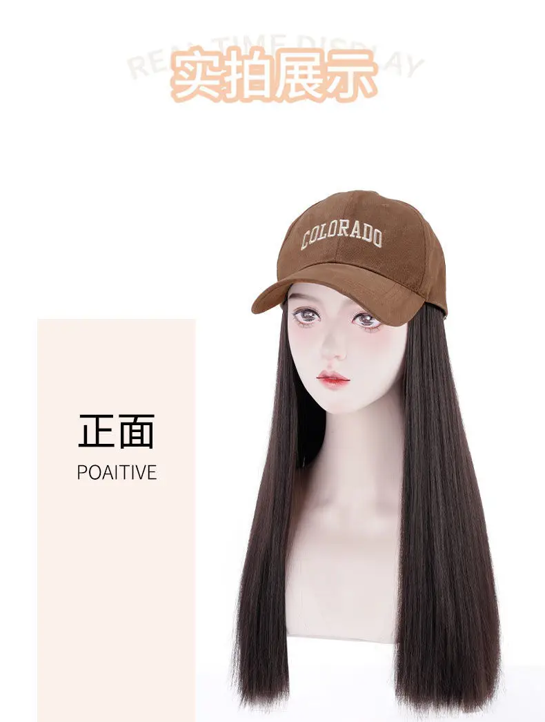Natural Hair Wig for Women with Baseball Cap — feature 4