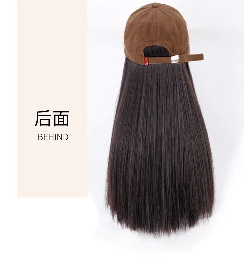 Natural Hair Wig for Women with Baseball Cap — feature 5