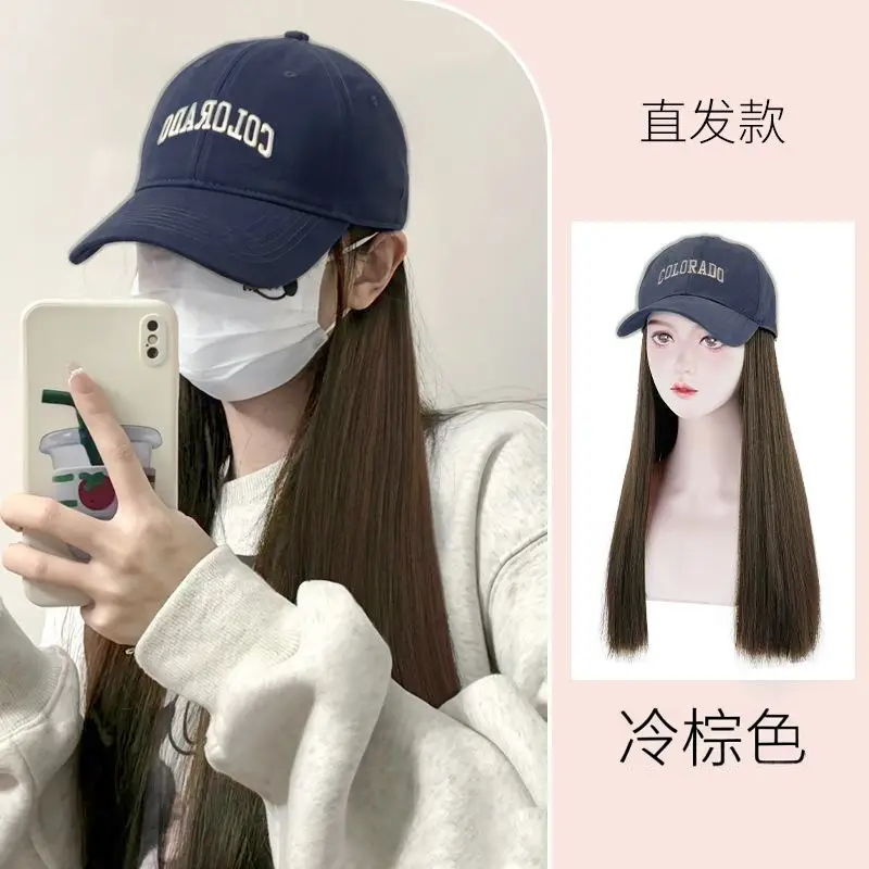 Natural Hair Wig for Women with Baseball Cap - Image 6