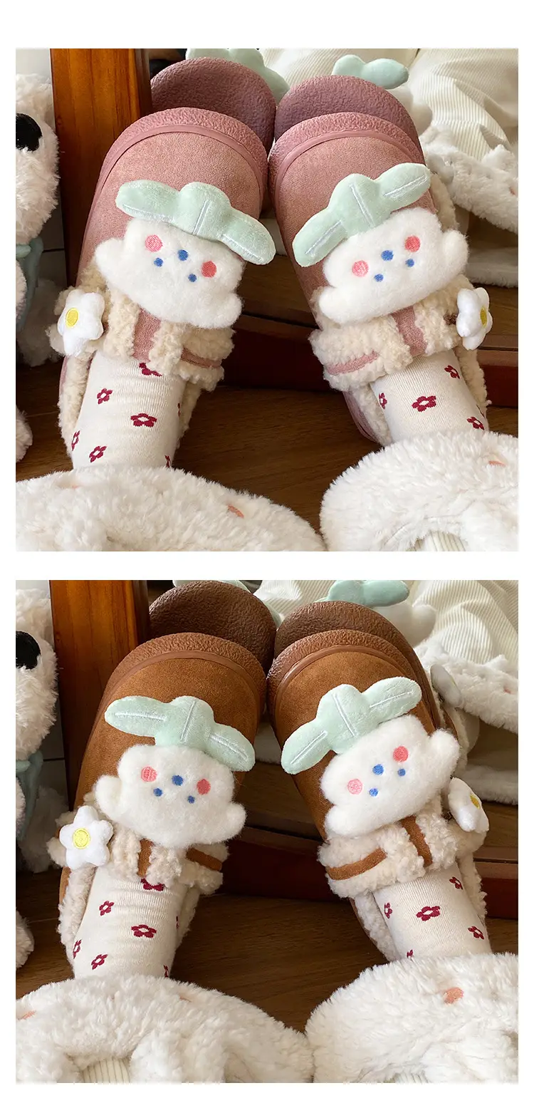 2025 Winter Warm Cotton Slip-On Birkenstock Style Slippers — feature 17