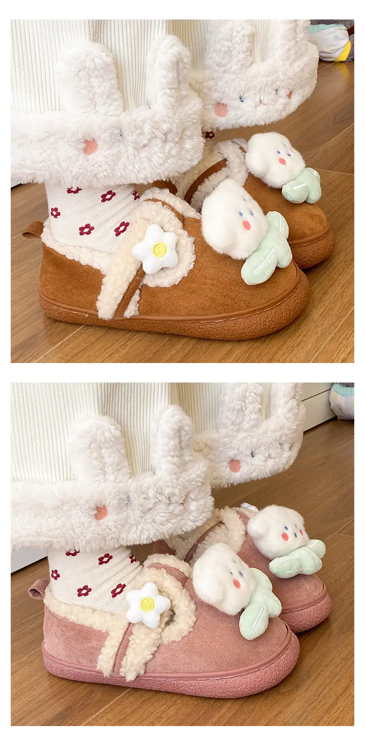 2025 Winter Warm Cotton Slip-On Birkenstock Style Slippers — feature 18