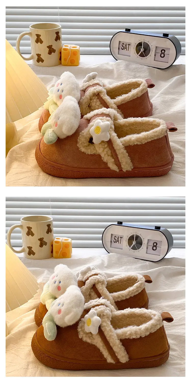 2025 Winter Warm Cotton Slip-On Birkenstock Style Slippers — feature 19