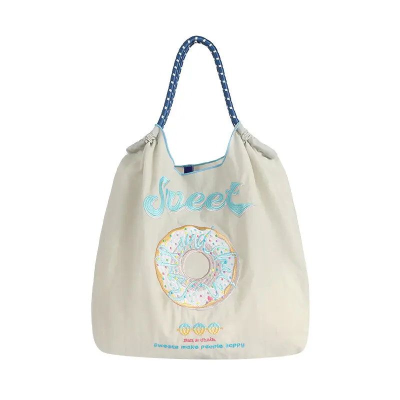 Pink Embroidered Ballchain Bag for Women - Image 21