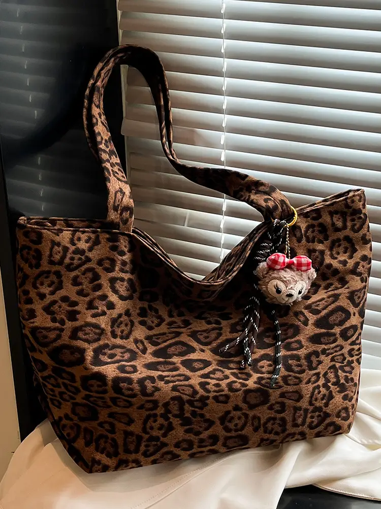 Leopard Print Shoulder Bag for Women 2025 Autumn - Image 5