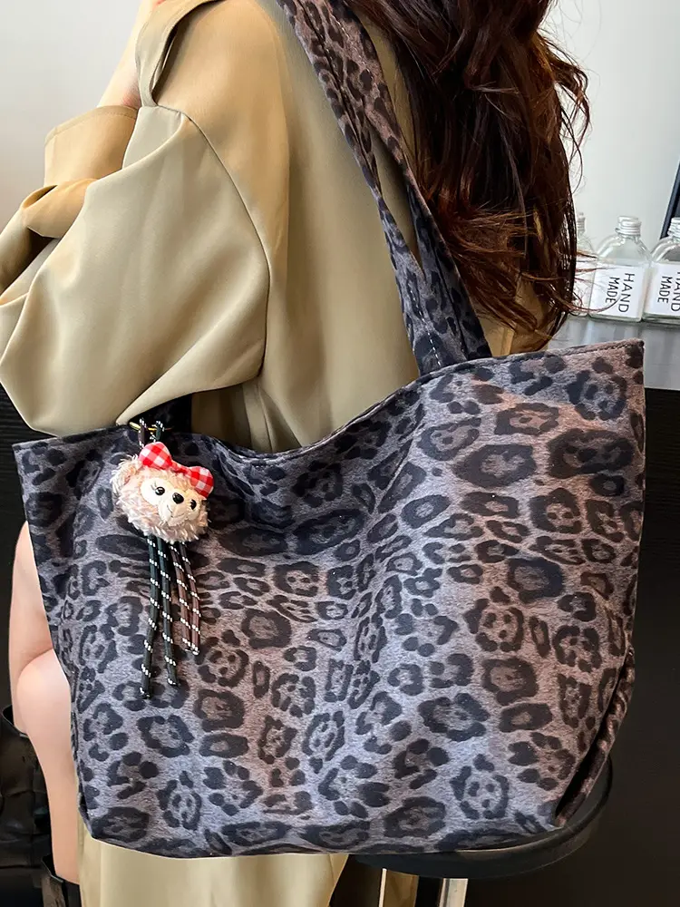 Leopard Print Shoulder Bag for Women 2025 Autumn - Image 9