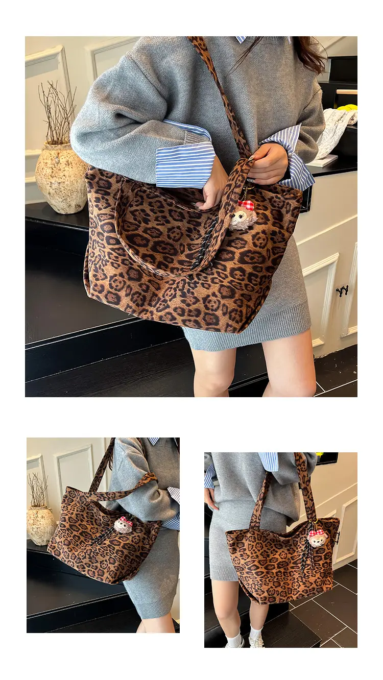 Leopard Print Shoulder Bag for Women 2025 Autumn — feature 10