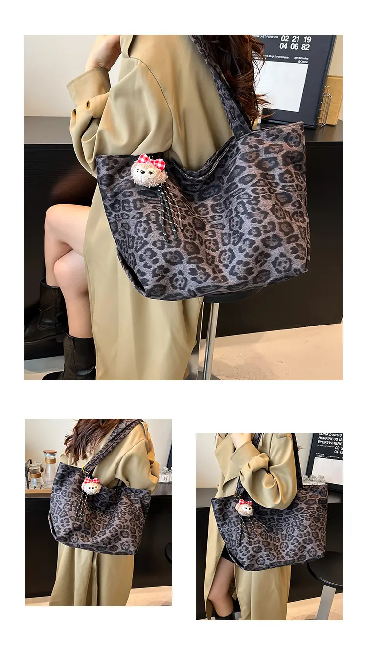 Leopard Print Shoulder Bag for Women 2025 Autumn — feature 11