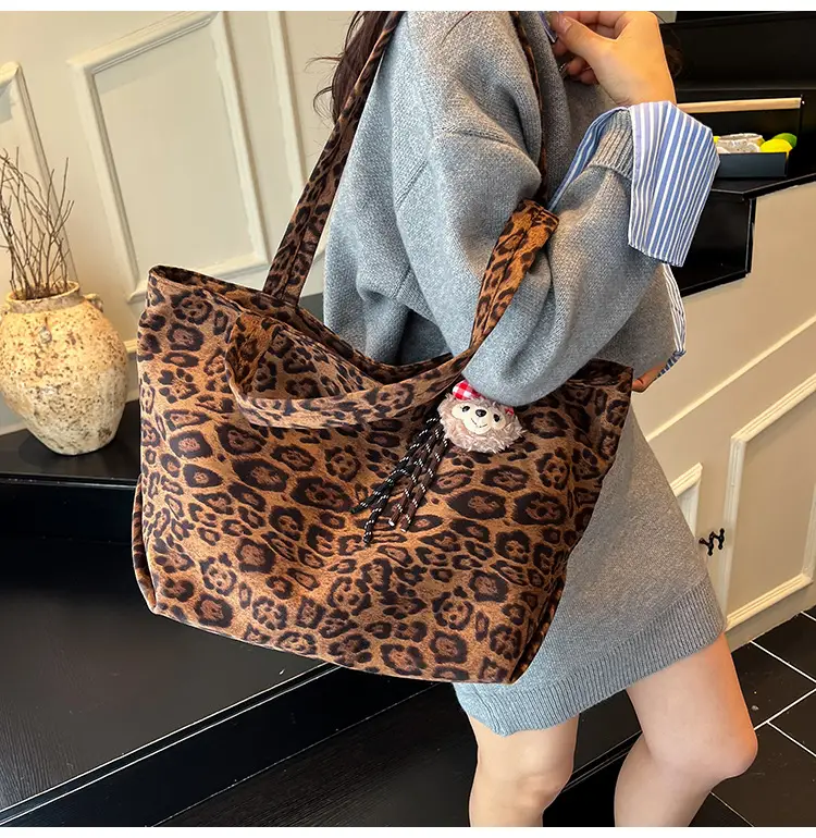 Leopard Print Shoulder Bag for Women 2025 Autumn — feature 14