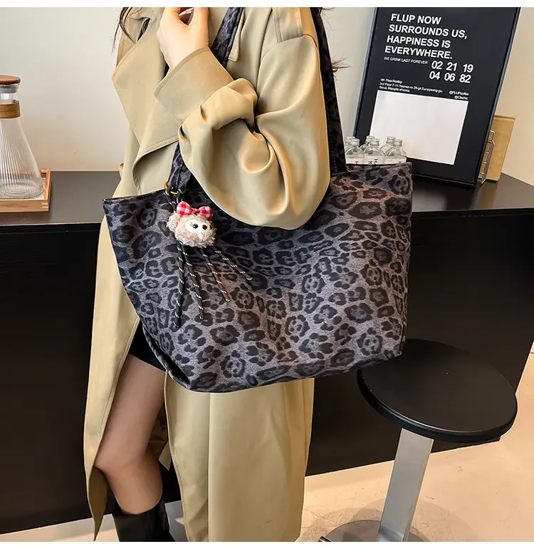 Leopard Print Shoulder Bag for Women 2025 Autumn — feature 21