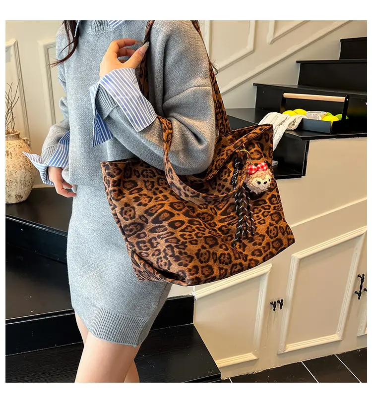 Leopard Print Shoulder Bag for Women 2025 Autumn — feature 4