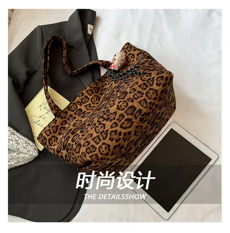 Leopard Print Shoulder Bag for Women 2025 Autumn — feature 7