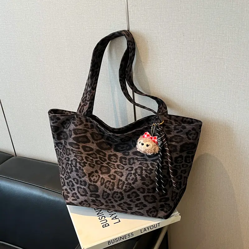 Leopard Print Shoulder Bag for Women 2025 Autumn - Image 2