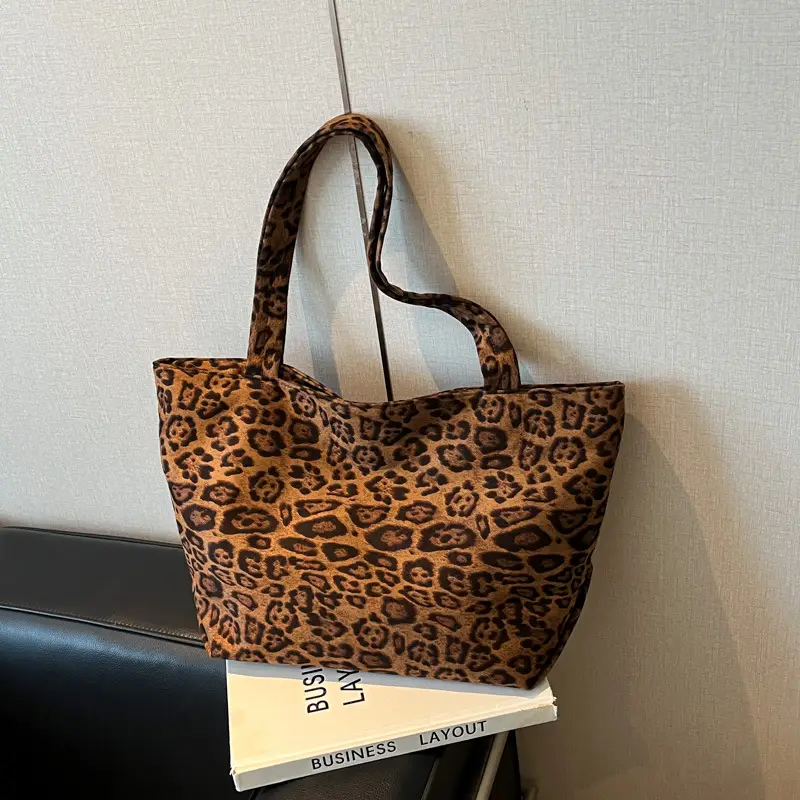Leopard Print Shoulder Bag for Women 2025 Autumn - Image 3