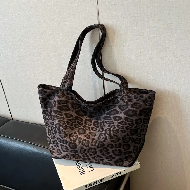Leopard Print Shoulder Bag for Women 2025 Autumn - Image 4