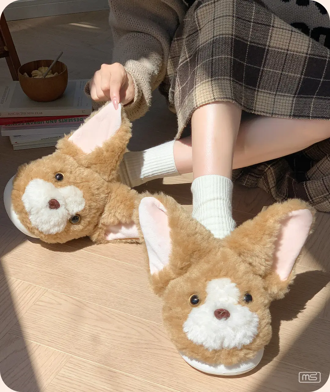 2025 New Cute Cotton Slippers Devon Meow Warm Women's Eva Women's Shoes for Outer Wear at Home Thickeneded Soft-Soled Cotton Slippers — feature 6
