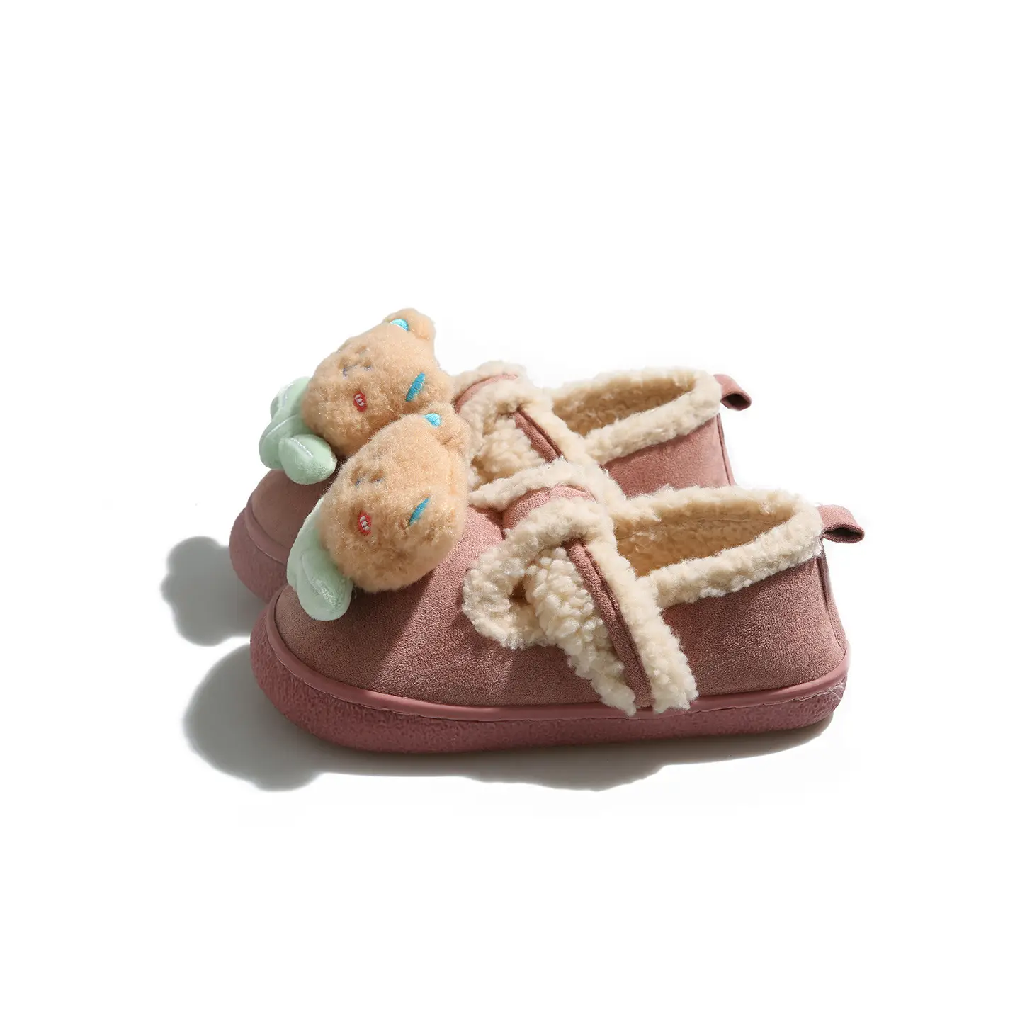Women's Winter Warm Cotton Slippers with Heel Cover - Image 6