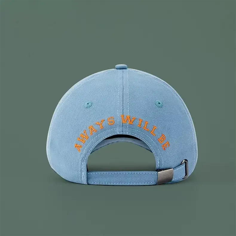Maroon Letter Sunshade Cap with Embroidered Design — feature 9
