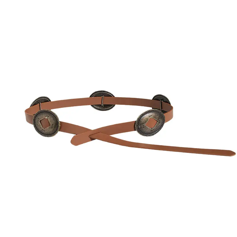 Western Style Women's Knotted Belt Black - Image 7