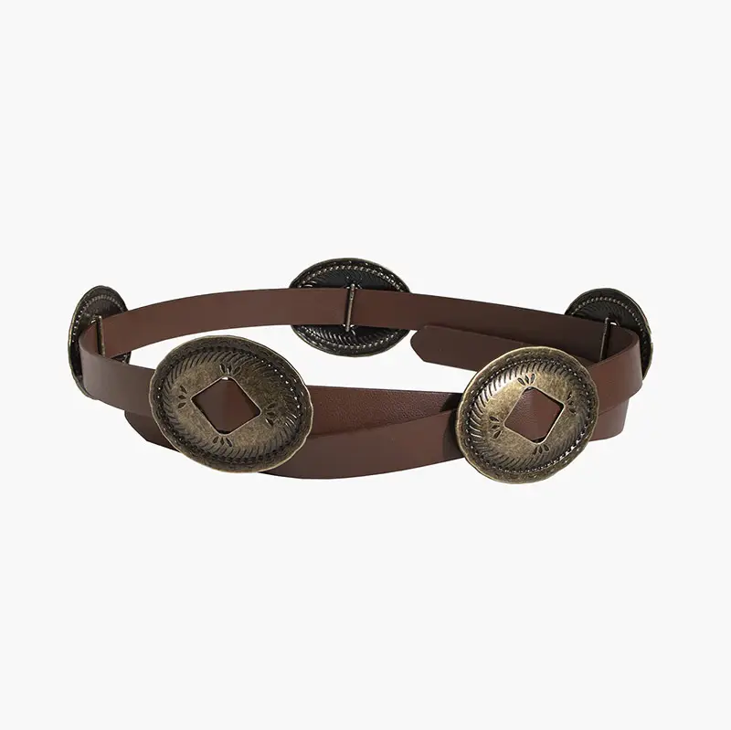 Western Style Women's Knotted Belt Black — feature 8