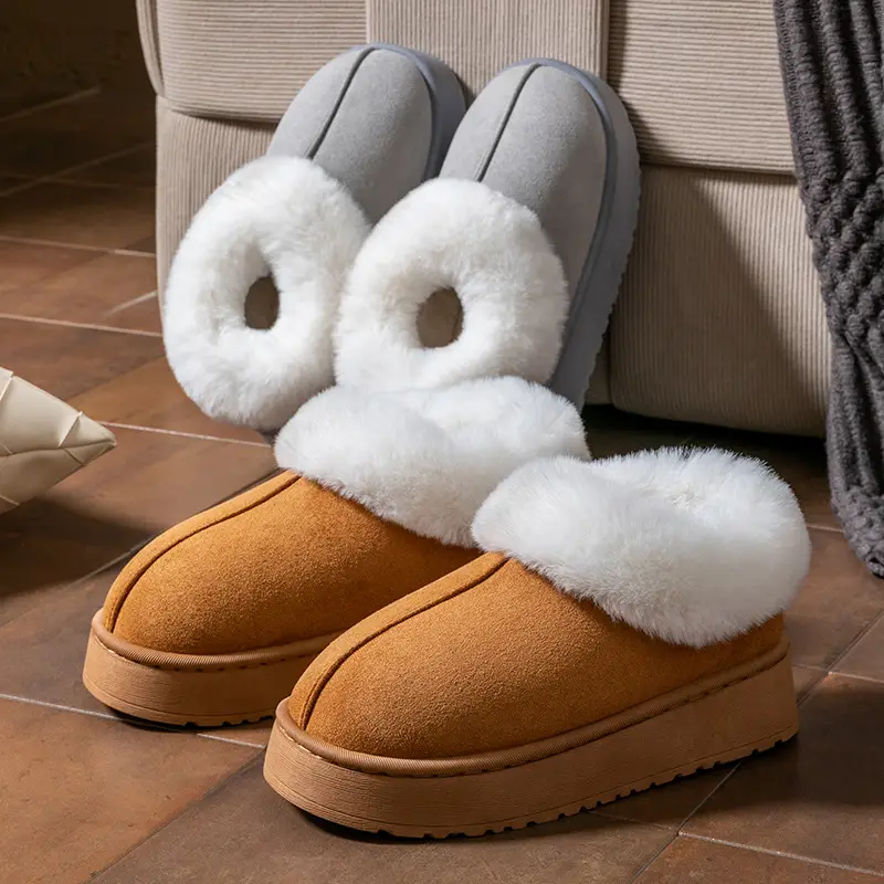 Warm Plush Maternity Winter Sippers for Women - Image 3