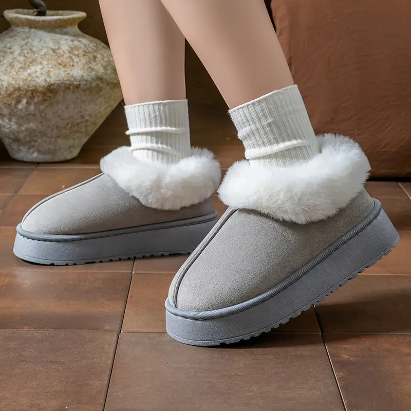 Warm Plush Maternity Winter Sippers for Women - Image 2