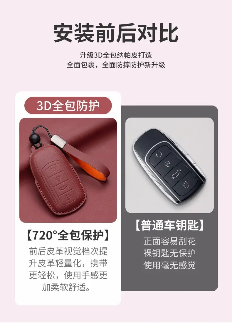 Chery Tiggo 7 Key Cover Arrizo 5 Key Bag Tiggo 8Plus Kunpeng Version Starway Yaoguang 7Plus Key — feature 3