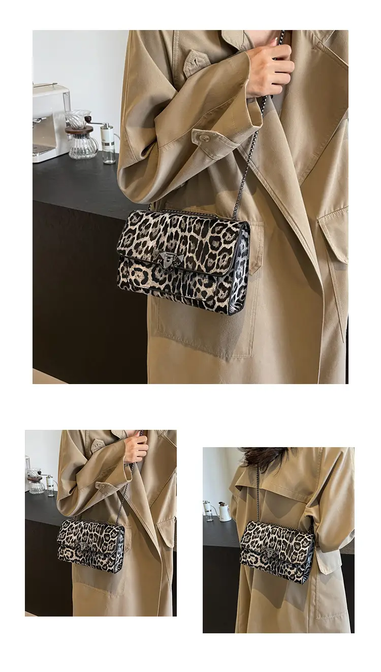 Leopard Print Crossbody Bag for Women New Casual Fashion — feature 10